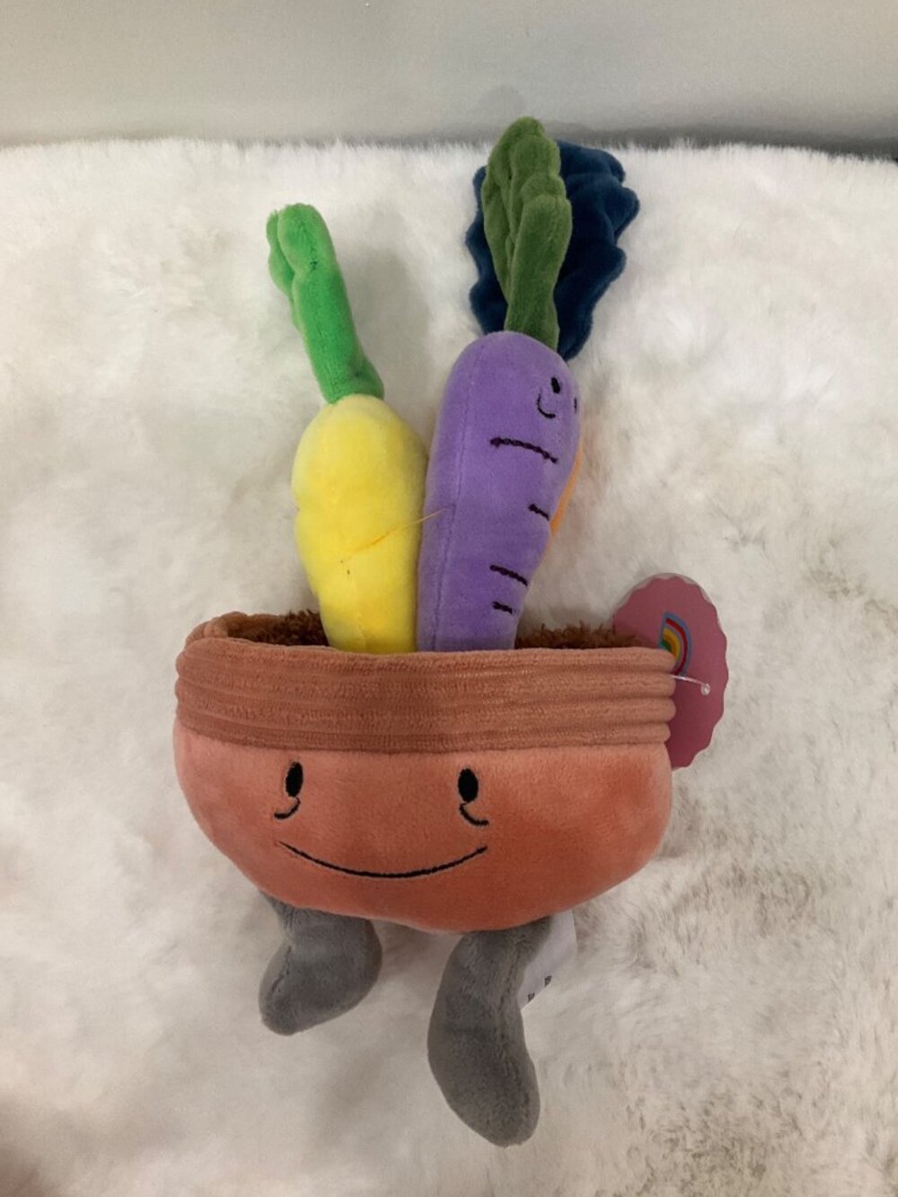 Gigglescape Carrots in a Pot Plant  Plush Toy NEW with tags - Picture 5 of 6